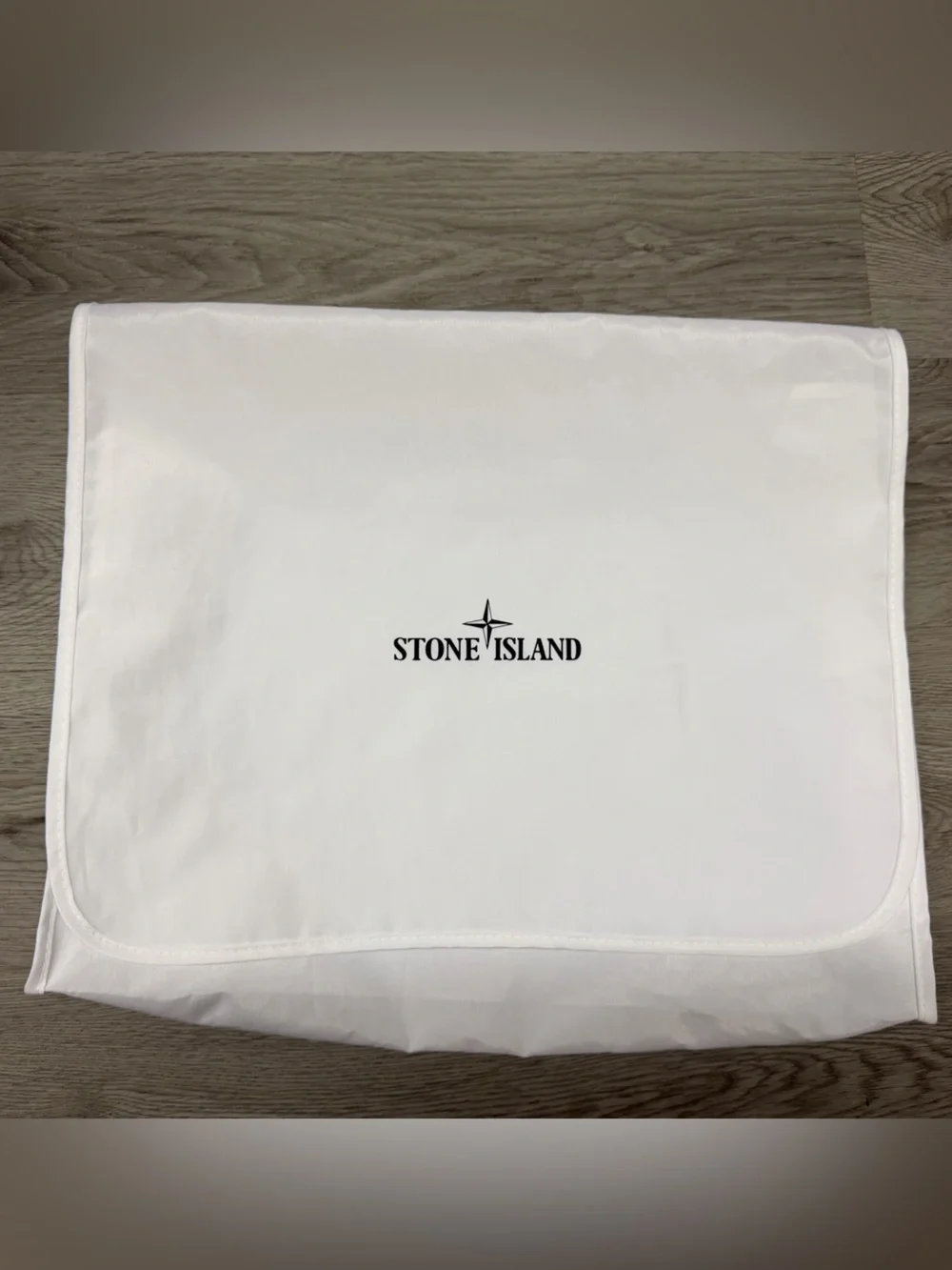 Stone Island White Garment Bag